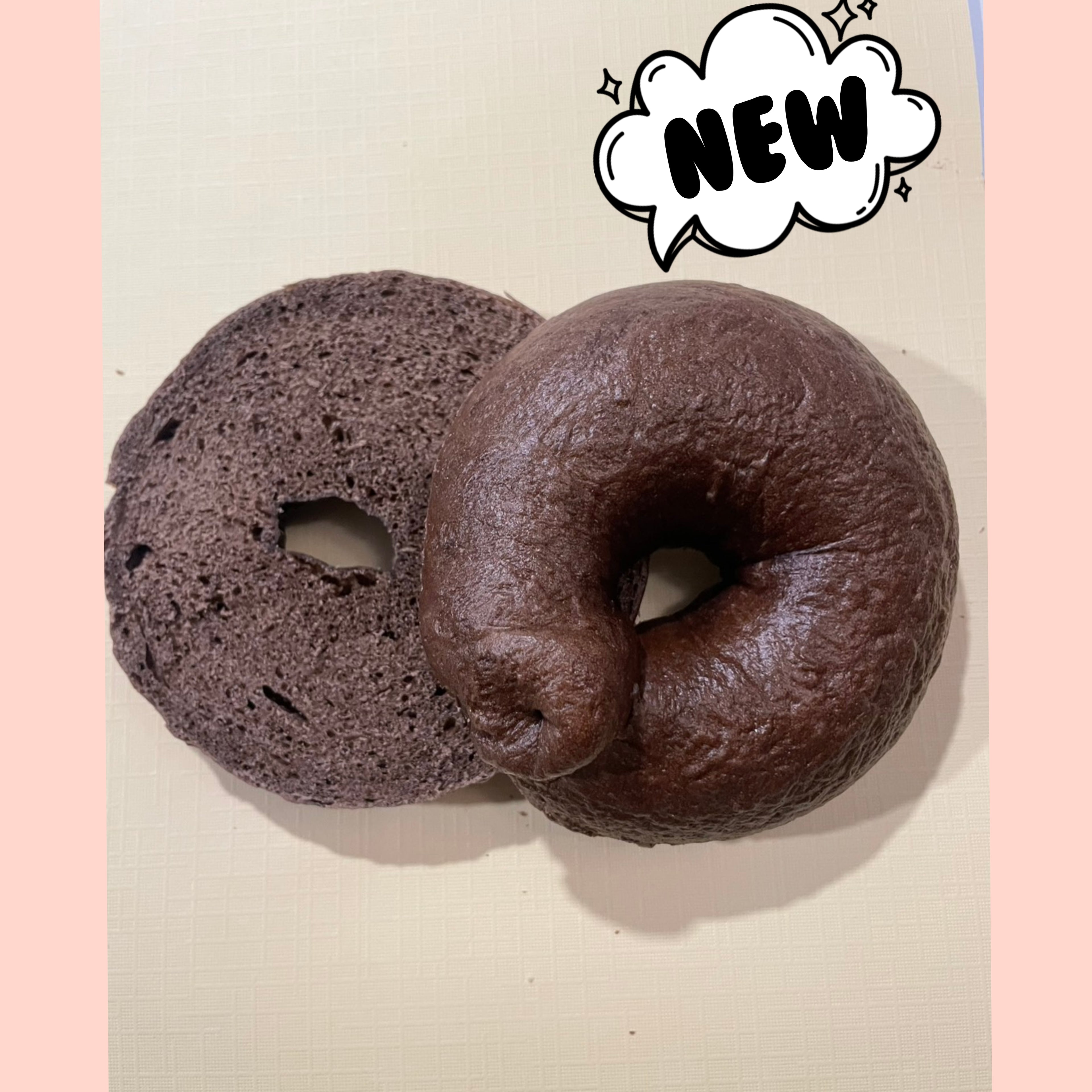 Frozen Hojicha bagel 6pk